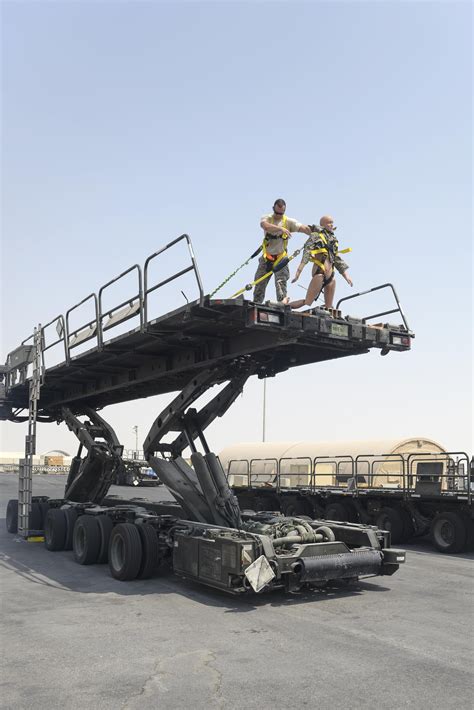 8 EAMS 60K Tunner loader fall protection exercise > U.S. Air Forces Central > Article Display