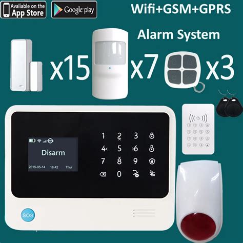 APP push alarm message home alarm system security IOS Android Control ...