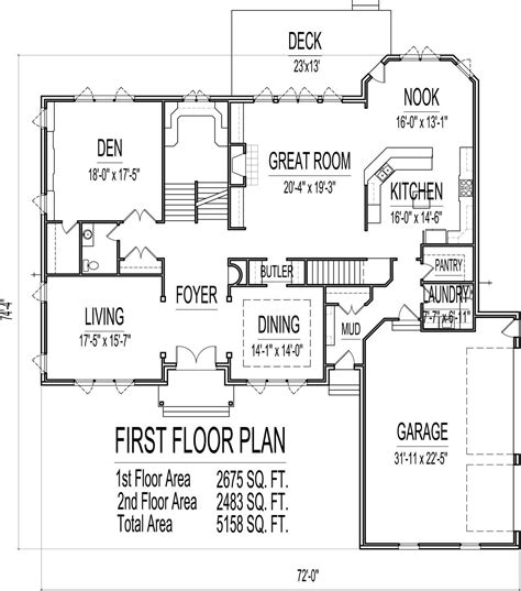 Million Dollar Large Luxury House Floor Plans