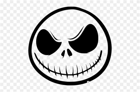 Jack Skellington - Jack Skellington Head Drawing - Free Transparent PNG ...