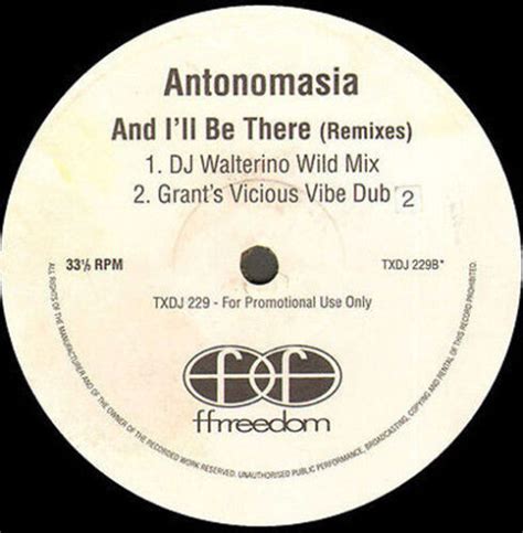 ANTONOMASIA - And I'll Be There (Grant Nelson , DJ Walterino Rmx) - 1995 - Uk | eBay