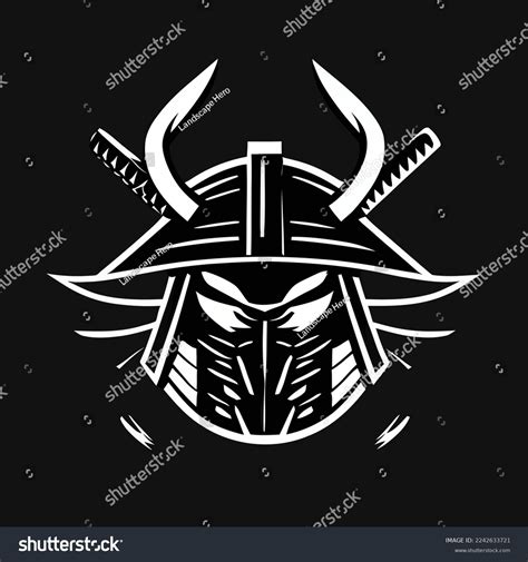 Vector Illustration Samurai Logo Stock Vector (Royalty Free) 2242633721 ...