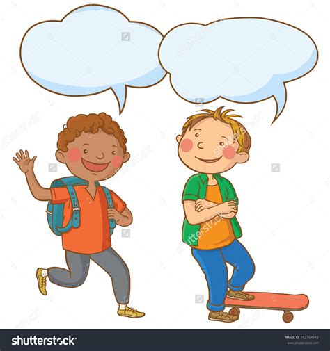 clipart school children talking with each other - Clipground