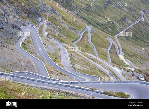 Stelvio Pass. A mountain pass in northern Italy. Stelvio National Park, Italy Stock Photo - Alamy