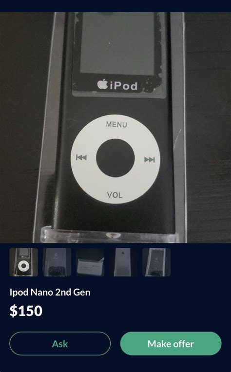 Saw this "rare" ipod nano for sale on Offerup. Looks original, should I ...