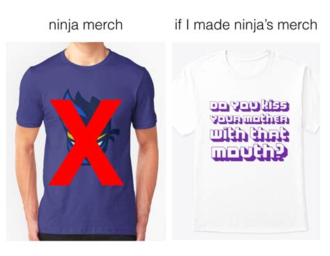 Ninja Merch : r/AwesomeOffBrands