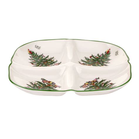 Spode Christmas Tree Sculpted Platter - Distinctive Decor