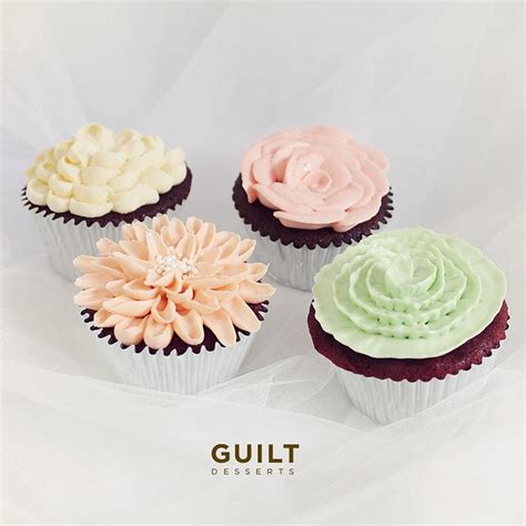 Buttercream Flower Cupcakes - Decorated Cake by Guilt - CakesDecor