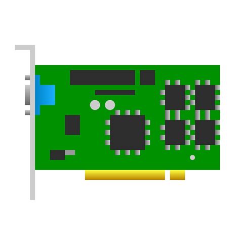 Clipart - PCI video card icon