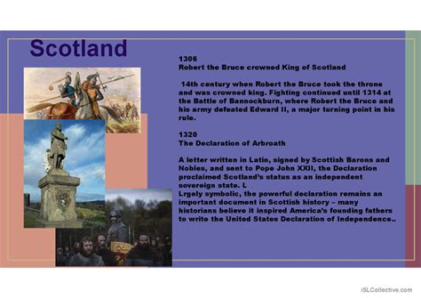 The History of Scotland general voca…: English ESL powerpoints