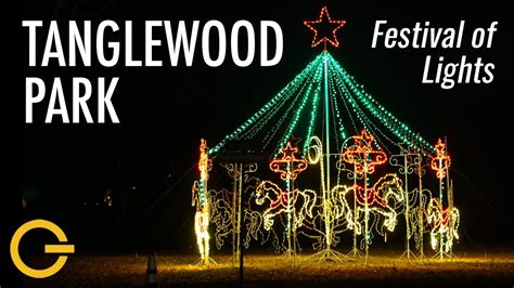 Christmas Lights at Tanglewood Park: Festival of Lights - YouTube