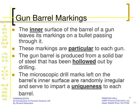 Chapter 15 FIREARMS, TOOL MARKS, AND OTHER IMPRESSIONS - ppt video online download