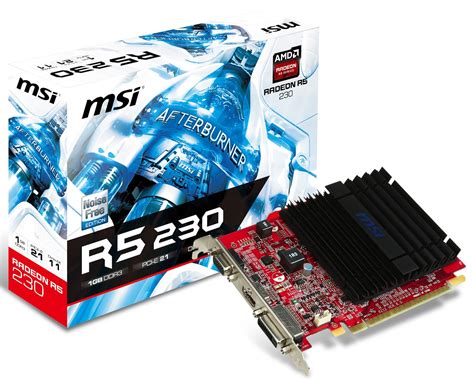 MSI Radeon R5 230 Full-Height Graphics Card Will Cost Under $50 / €40