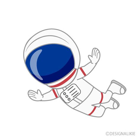 Floating Astronaut Clip Art Free PNG Image｜Illustoon