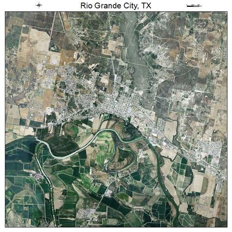 Aerial Photography Map of Rio Grande City, TX Texas