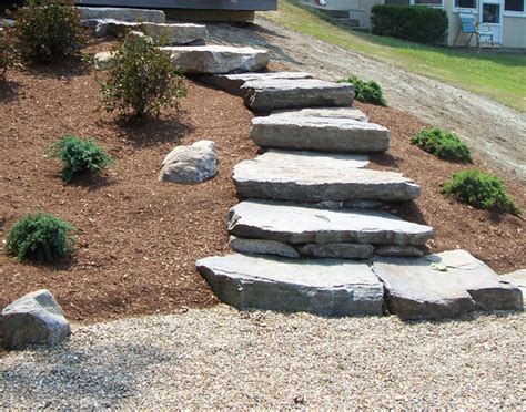 Granite Steps - American Landscape and Lawn Science | North Franklin CT