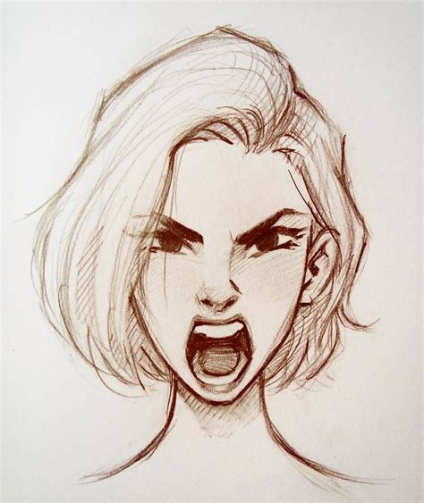 Quick expression sketch before a meeting. #art #sketch #illustration #expression #drawing # ...