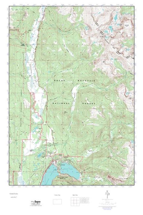 MyTopo Grand Lake, Colorado USGS Quad Topo Map