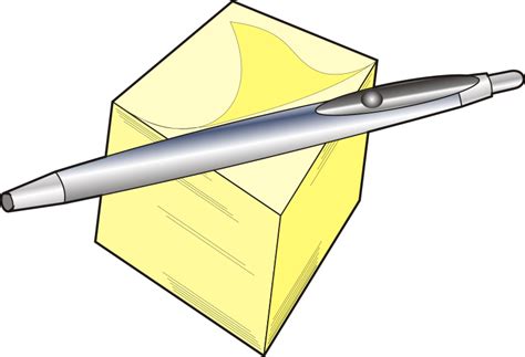 Pen and pad - Openclipart