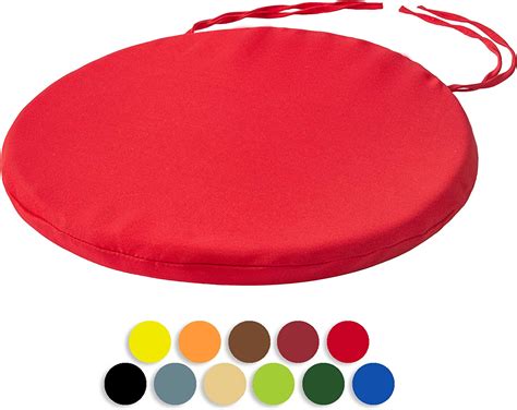 style4home Round Bistro Circular Chair Cushion With Ties Seat Pads For Dining Chairs Kitchen ...