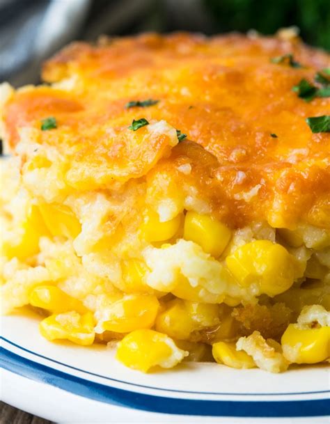 Paula Deen Corn Casserole-Crazy Delish Creamy Custard Corn Casserole ...