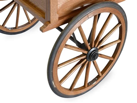 Vendor Cart Wheels Kit 24" & 30" x 1" - Hansen Wheel and Wagon Shop