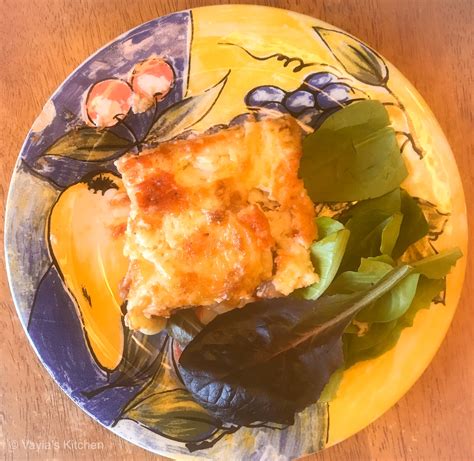 Yiayia's Easy Greek Pastitsio (Greek Lasagna with Bechamel)) Recipe