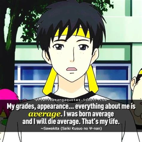 The Disastrous Life of Saiki K | Anime quotes, Saiki, Manga quotes