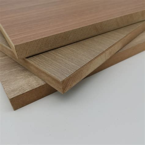 China 18mm Natural Veneer/Melamine Faced MDF/HDF Boards for Furniture ...