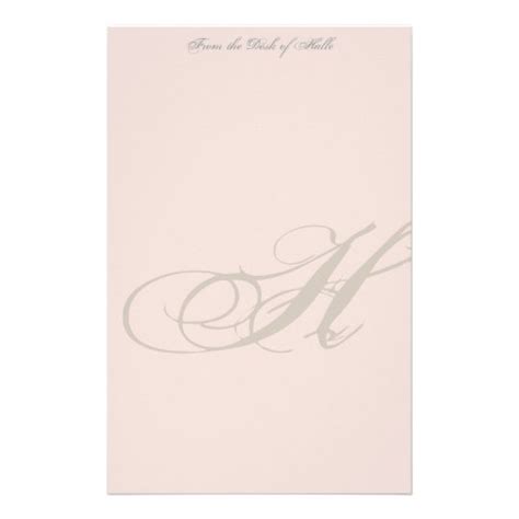 Personalized Monogram Stationery | Zazzle.com