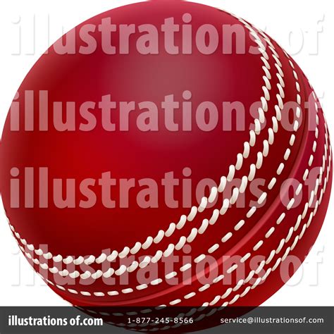 Cricket Ball Clipart #1774707 - Illustration by AtStockIllustration