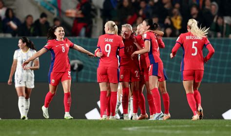 Revived Norway reach Women's World Cup knockout stage with 6-0 win ...