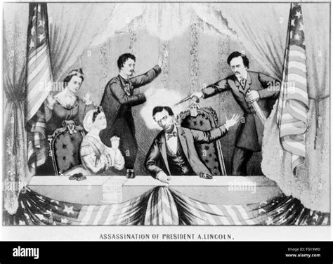 LINCOLN ASSASSINATION. /nThe assassination of Abraham Lincoln by John Wilkes Booth at Ford's ...