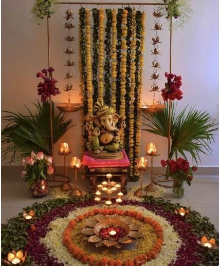 15 Ganpati Flower Decoration Ideas To Consider In 2022 With Images