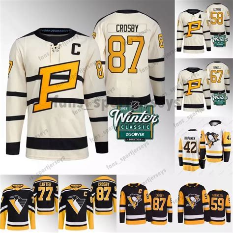 Erik Karlsson Sidney Crosby Penguins Jersey Evgeni Malkin Jake Guentzel ...