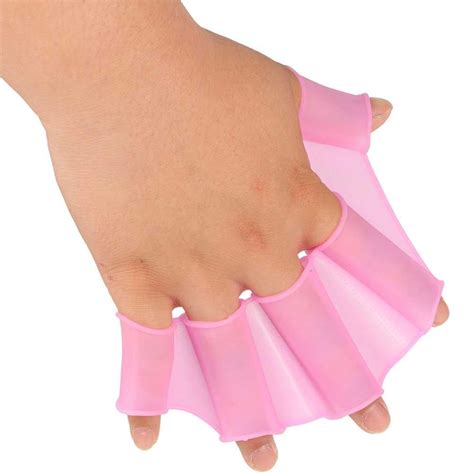 FAGINEY Swimming Webbed Gloves,1 Pair Webbed Gloves Finger Swimming ...