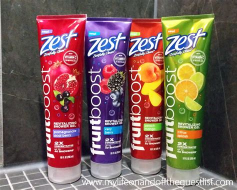 New Product Alert: Zest Fruitboost Revitalizing Shower Gels