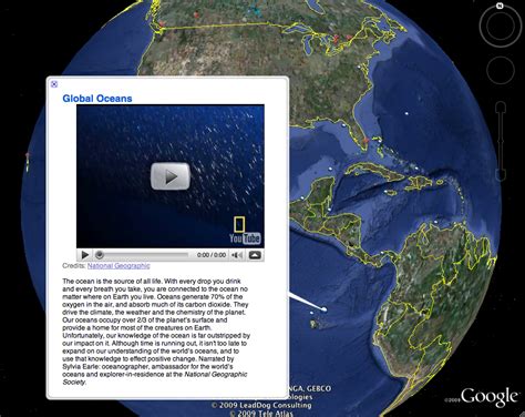 Ocean in Google Earth