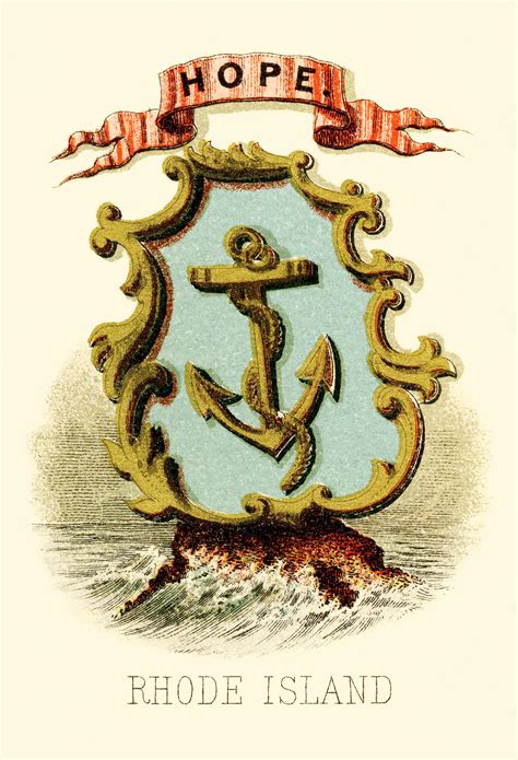 Coat of arms, Rhode island, Historical