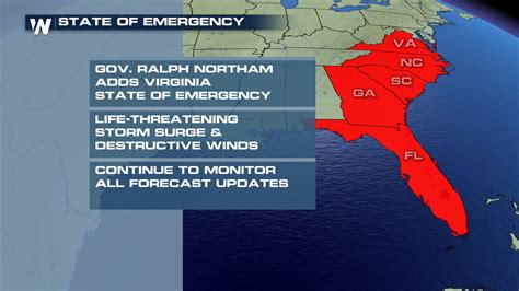 State of Emergency In Five Southeastern States - WeatherNation