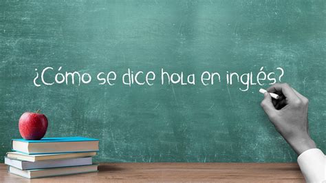 ¿Cómo se dice hola en inglés?