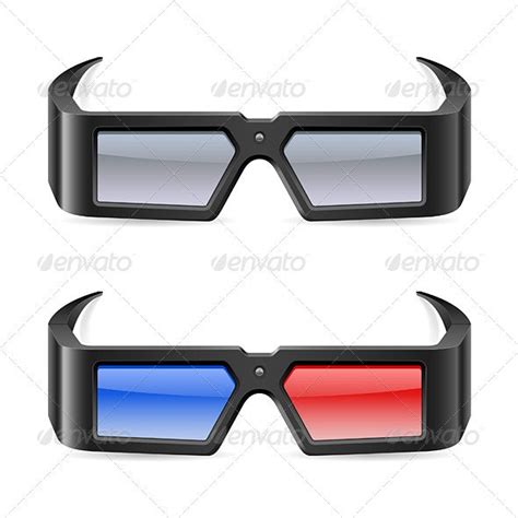 3d cinema glasses by Dvarg | GraphicRiver