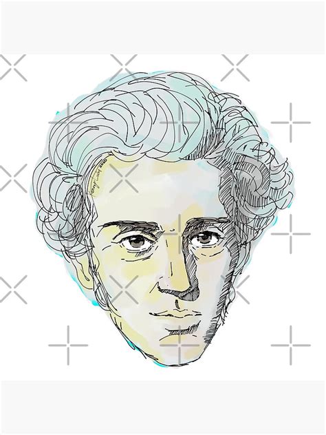 "Soren Kierkegaard illustration" Art Print by KennyLucky | Redbubble