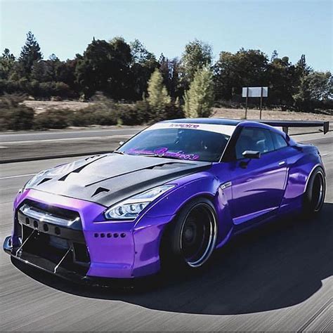 Purple GTF with carbon fiber hood yesssss works so well together ...