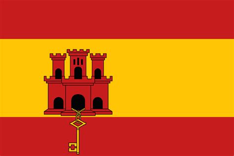 Flag for Gibraltar if it gets annexed by Spain : vexillology