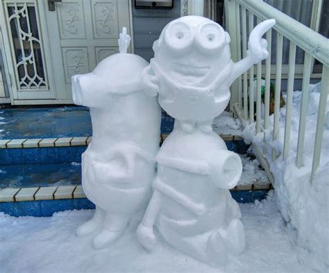 Amazing Snow Sculptures With Stunning Details - Design Swan