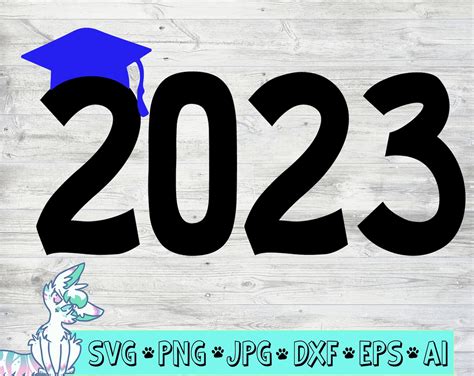 Class of 2023 SVG Printable Clipart Graduation Class of Svg | Etsy