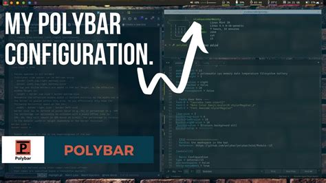 My Polybar Configuration | Configuring Polybar with i3-gaps - YouTube