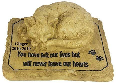 Amazon.com : somiss Pet Memorial Stones for Cats, Personalized Cat Memorial Stones Grave Markers ...