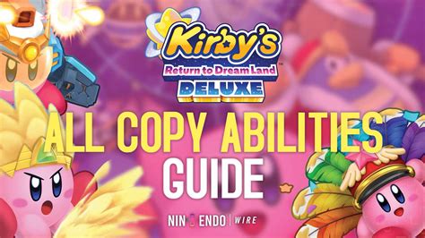 Guide - All copy abilities in Kirby's Return to Dream Land Deluxe ...